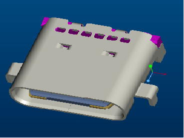 TYPE C USB 24PIN  沉板0.8H 4DIP TYPE 無翻邊
